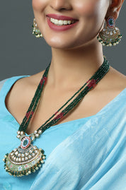 Royal Meenakari Kundan Necklace