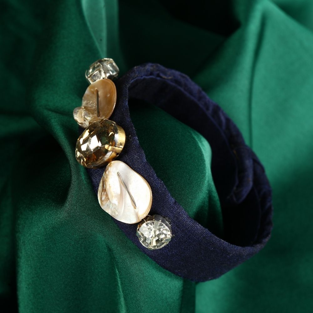 Velvet Kangan Diamond & Pearl Bracelet