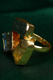 Raw Gem Stone Ring