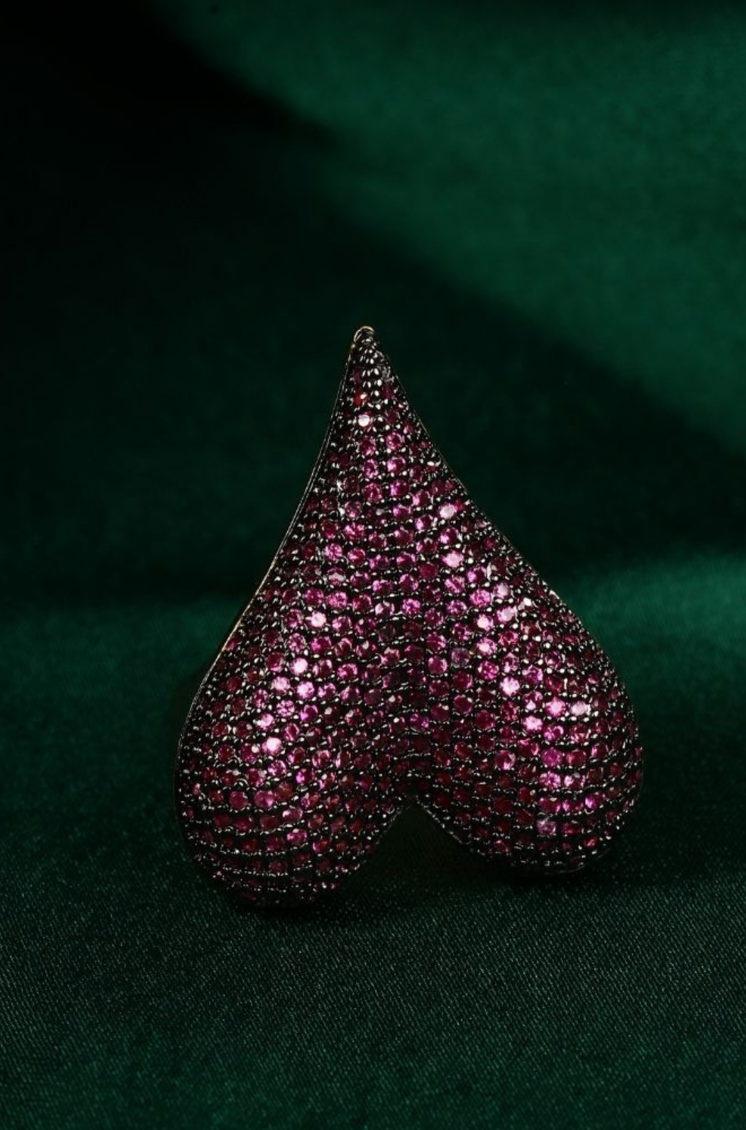 Irresistible Heart Shaped Stone Ring
