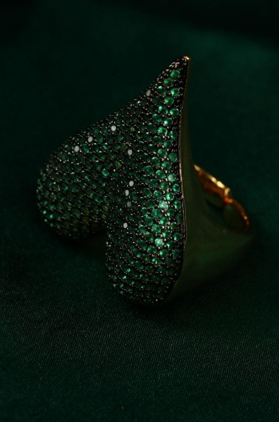 Irresistible Heart Shaped Stone Ring