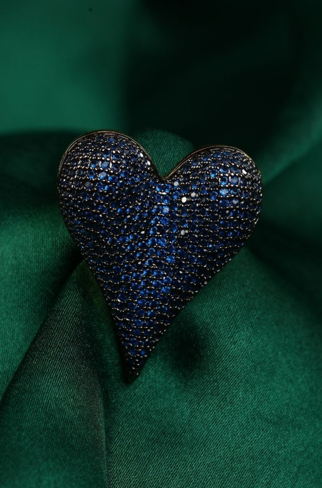 Irresistible Heart Shaped Stone Ring