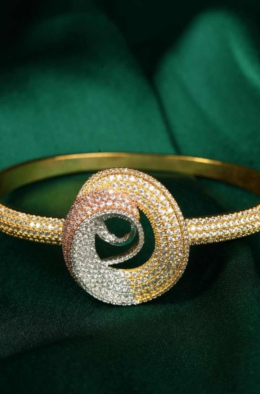 Rose Bangle and Ring set