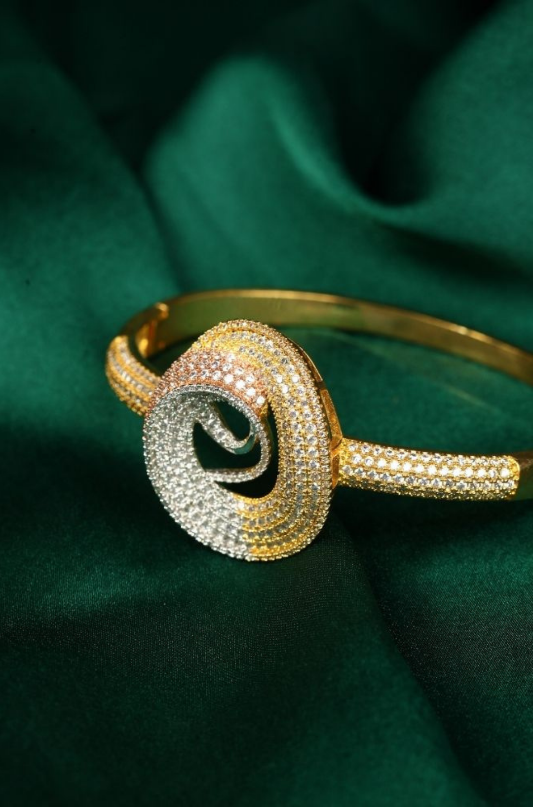Rose Bangle and Ring set