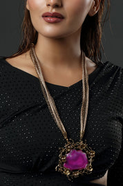 Pink Spectrum Grandeur Necklace