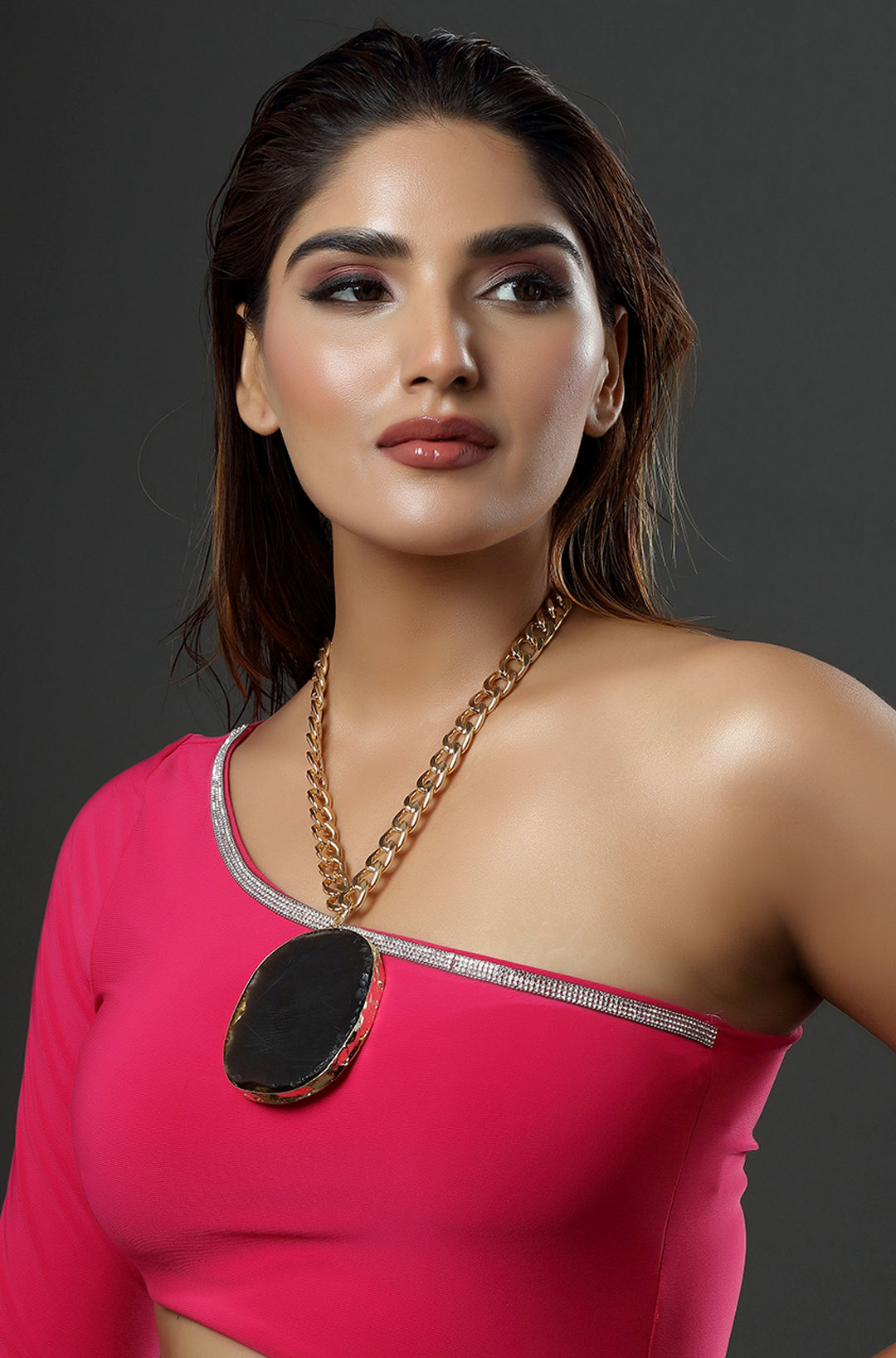 Gilded Abyss Pendant Necklace