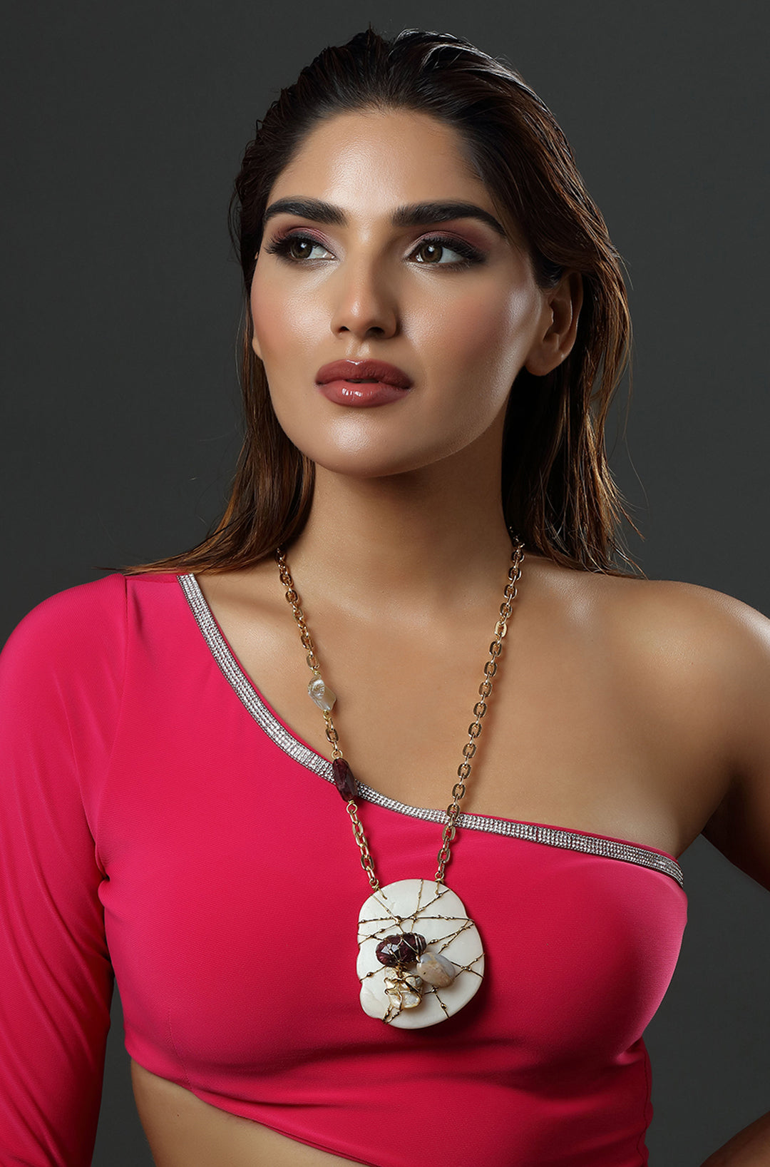 The Coastal Relic Lariat Necklace