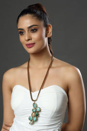 Oceanic Cluster Pendant Necklace