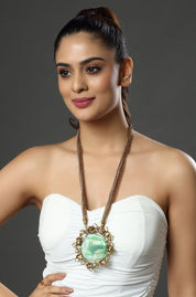 Earth's Whisper Medallion Necklace