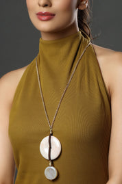 The Lunar Disc Necklace
