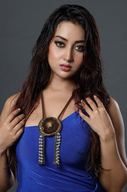 Tribal Sun Charm Necklace