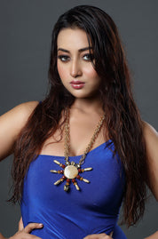 Lunar Nest Pendant Necklace