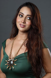 Eclipse Gem Pendant Necklace