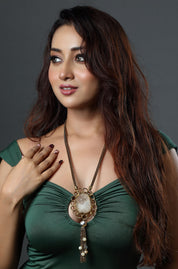 Mystic Droplet Statement Necklace