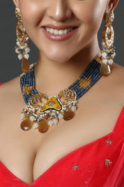 Royal Blue Vista Statement Necklace