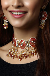Imperial Red Vista Ensemble Neklace
