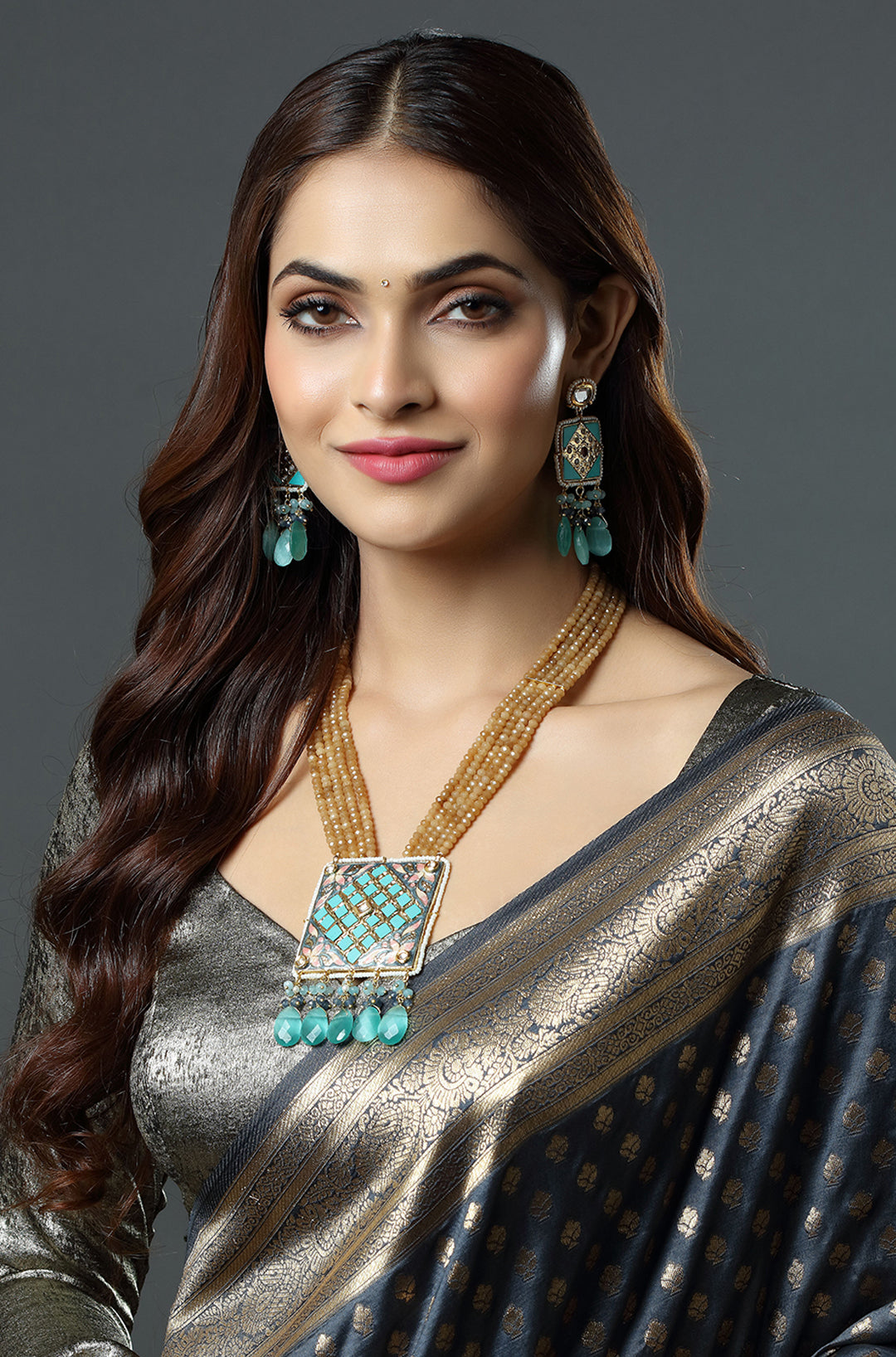 Sahara Turquoise Statement Necklace