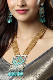 Sahara Turquoise Statement Necklace