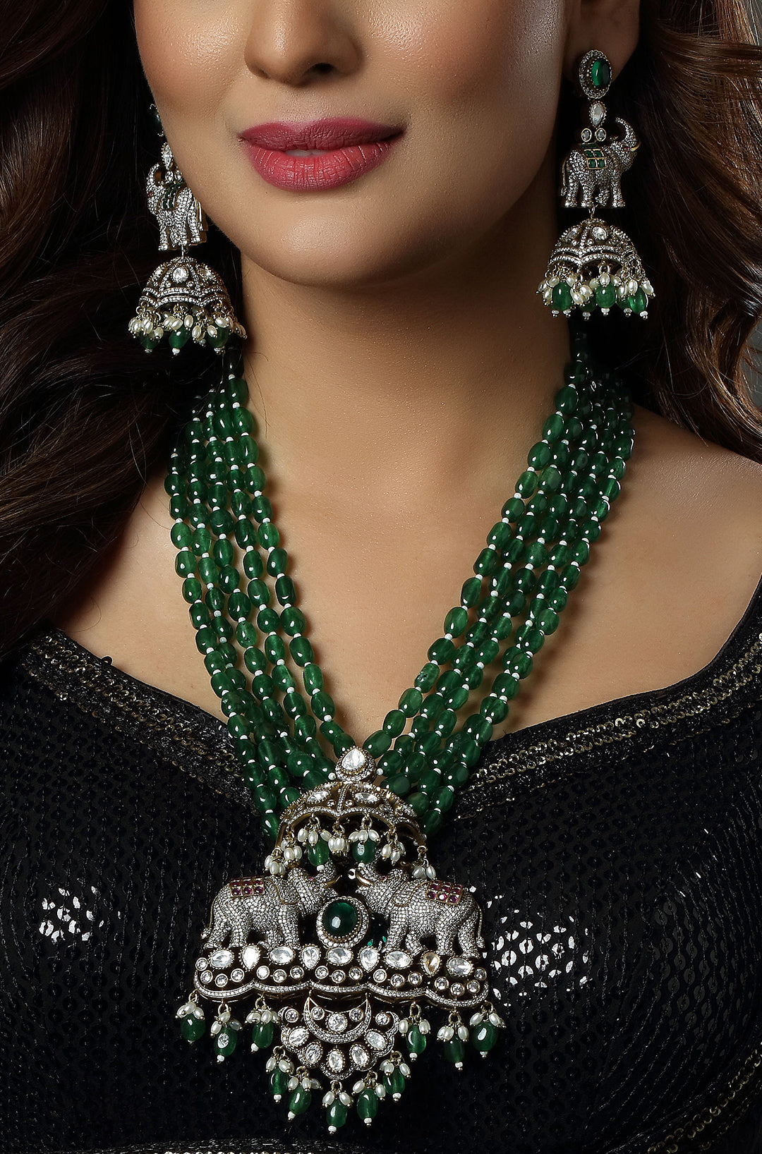Maharani's Green Majesty Necklace