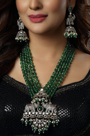 Maharani's Green Majesty Necklace