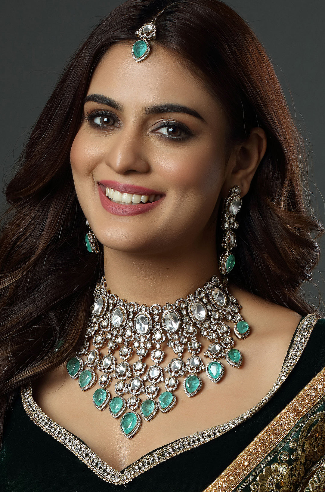 Emerald Lagoon Choker Necklace