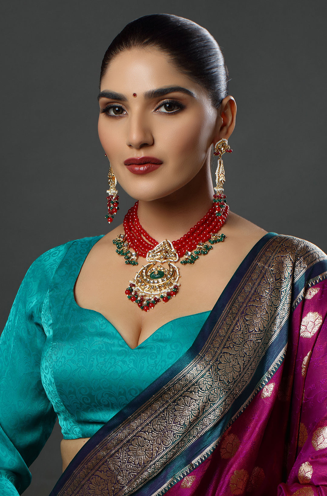 The Ruby Emerald Empress Choker Necklace