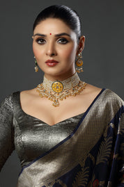 The Marigold Radiance Kundan Choker Necklace