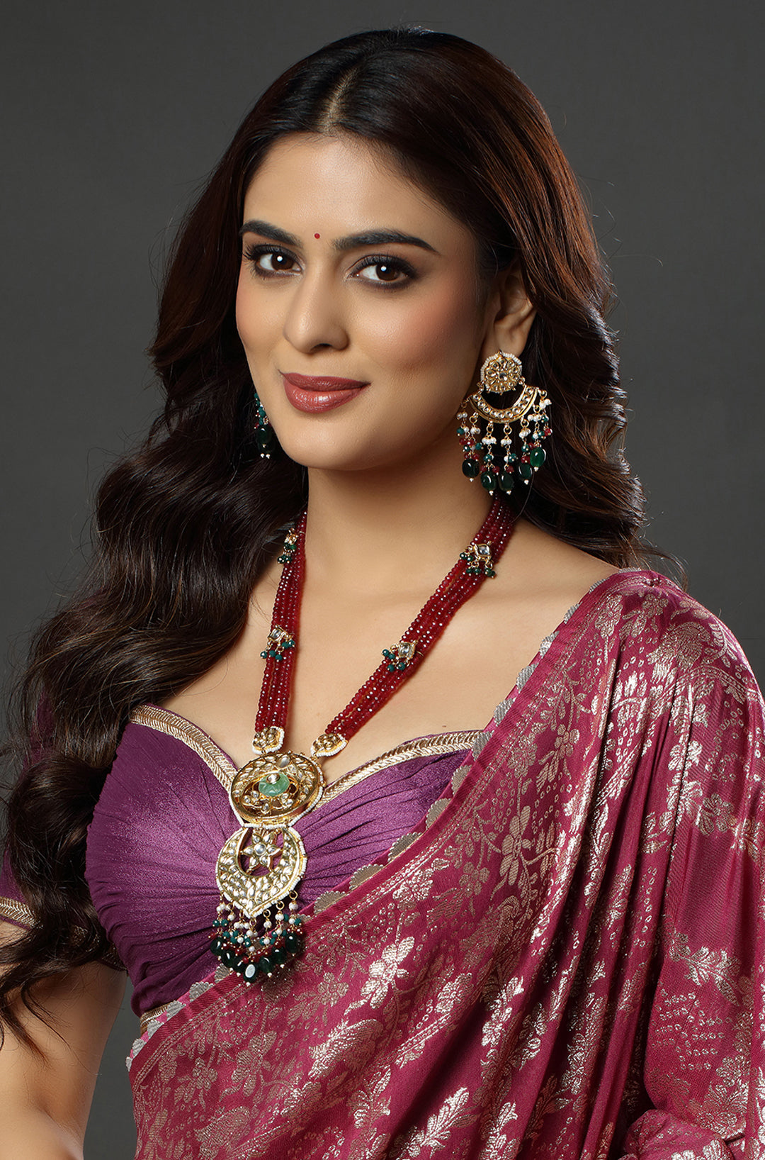 Luxury Mayuri Jadau Necklace