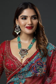 Maharani's Verdant Heart Necklace