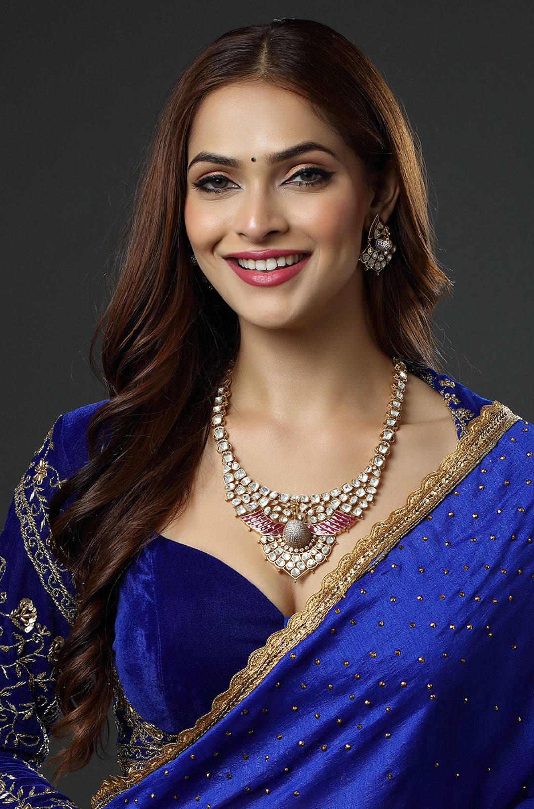 Dancing Peacock Grandeur Necklace