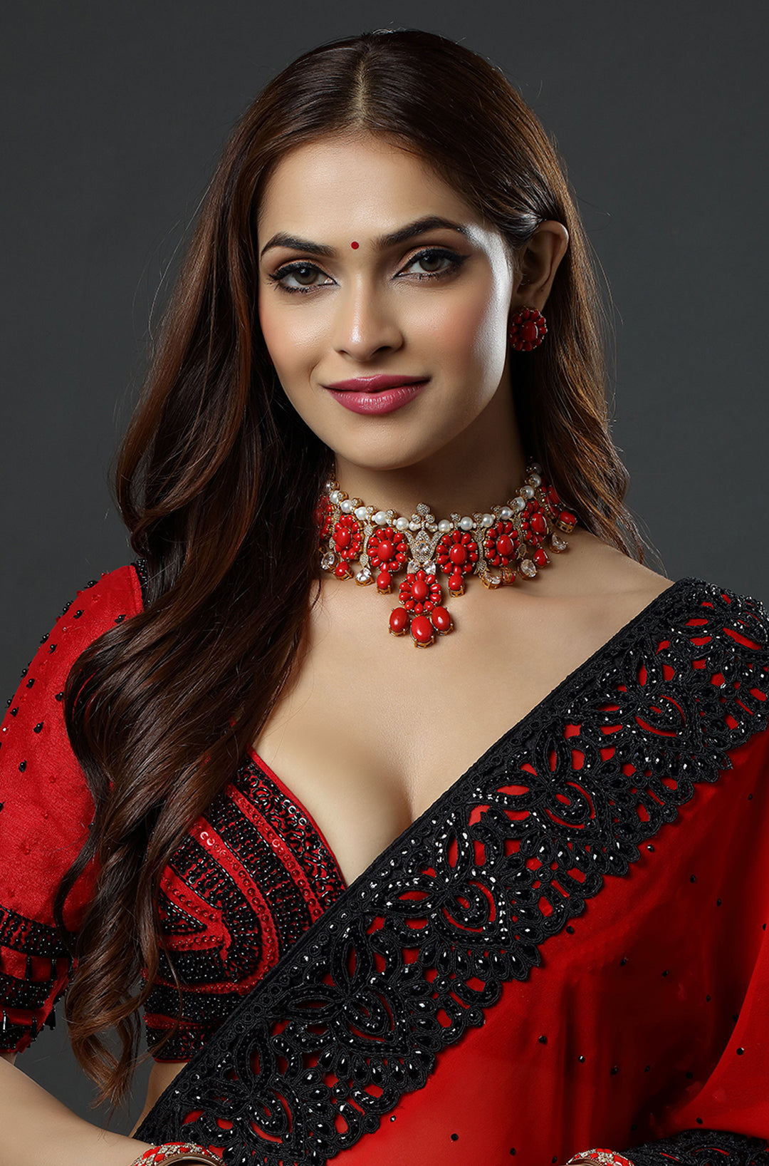 Rajwadi Ruby Necklace