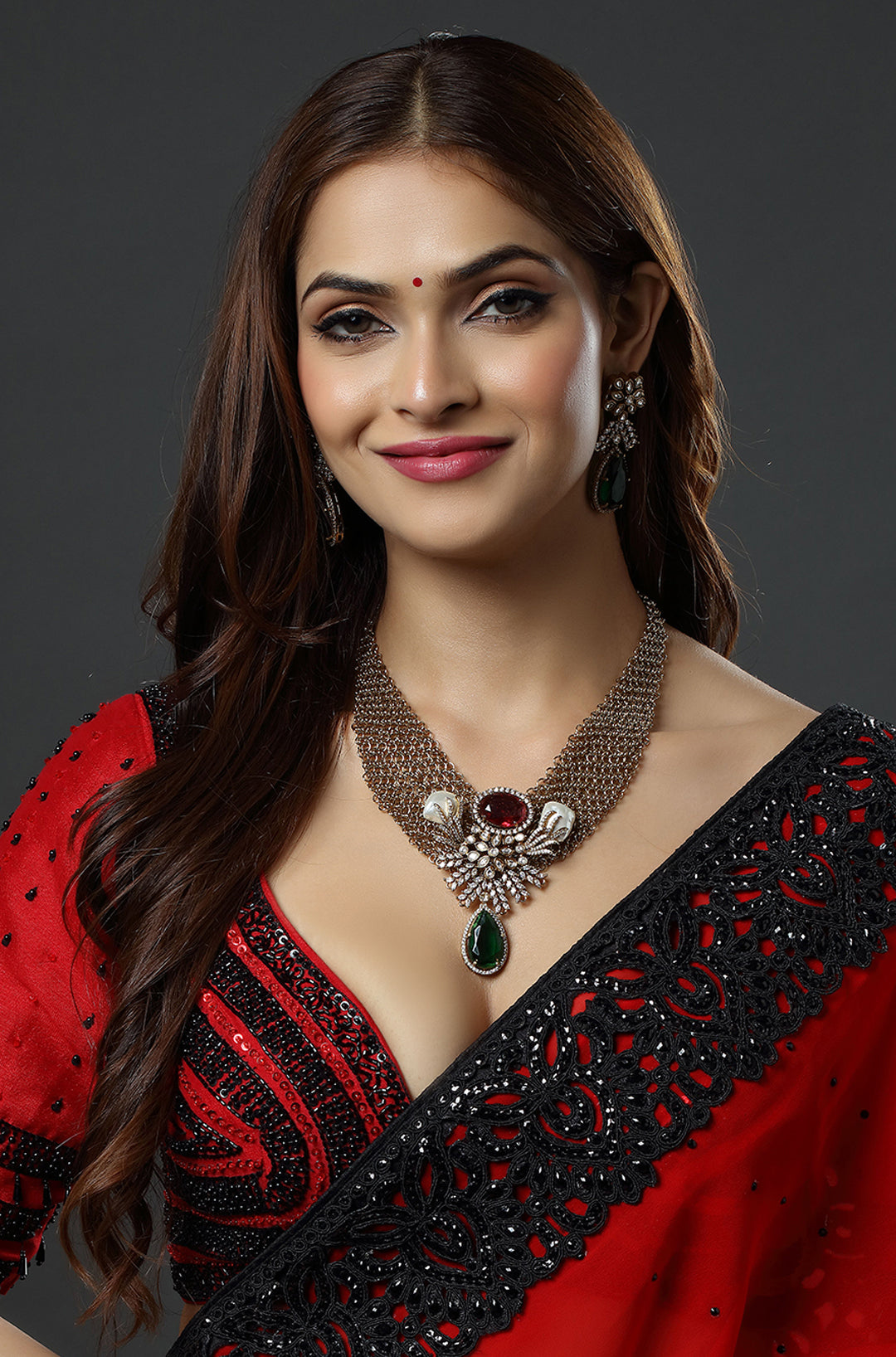 Regal Bloom Symphony Necklace