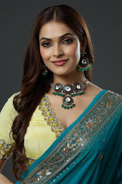 Emerald Mughal Choker Necklace