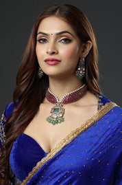 Regal Scarlet Symphony Necklace