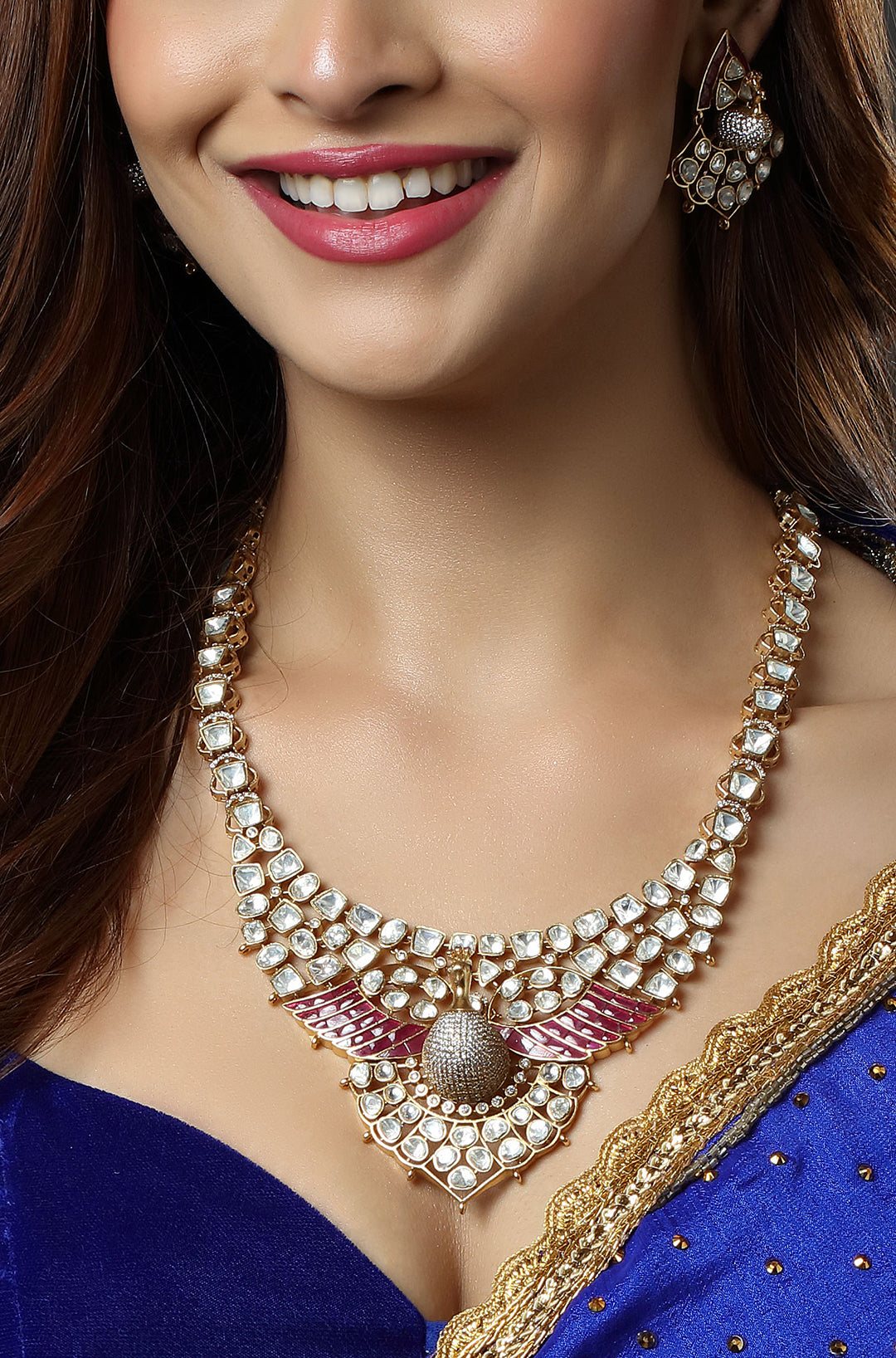 Dancing Peacock Grandeur Necklace