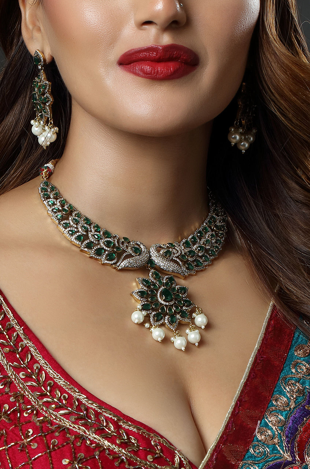 Veridian Bloom Necklace