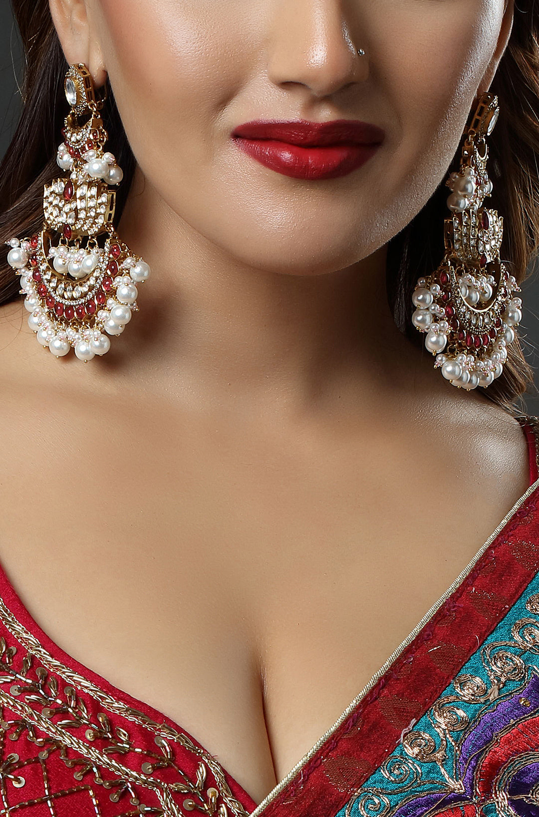 Pearl Palace Jhumkas
