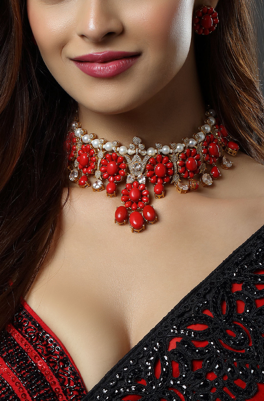 Rajwadi Ruby Necklace