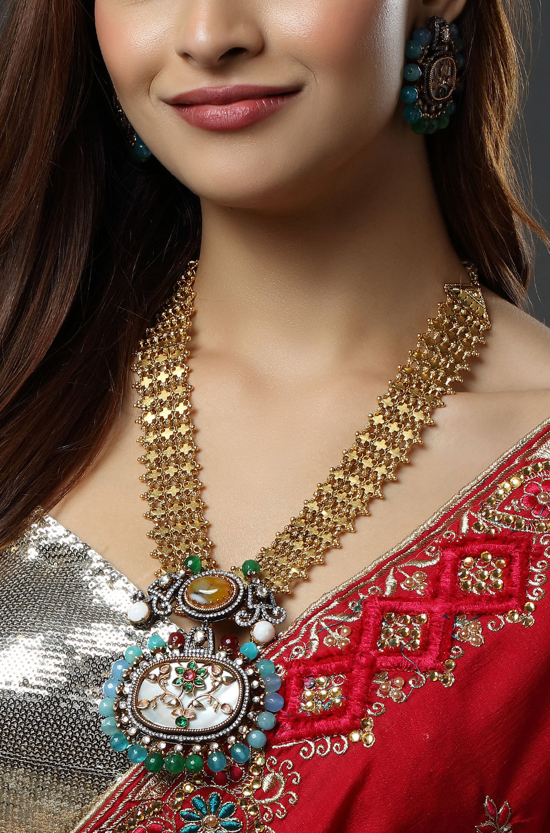 Patola Pushp Necklace