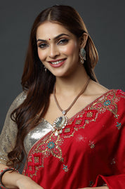 Shikha Mayur Kundan Necklace