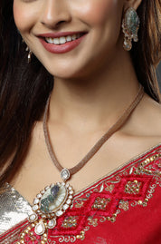 Shikha Mayur Kundan Necklace