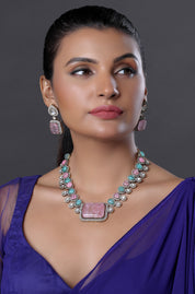 Reception Style Large Pendant Necklace Set