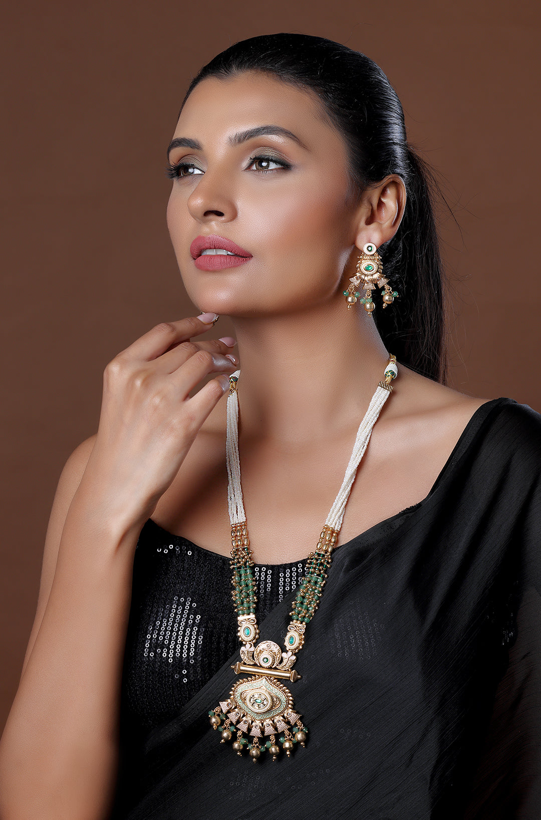 Heritage Gold and Diamond Necklace Set