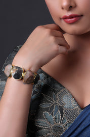 Vintage Monet Gold Toned Link Bracelet