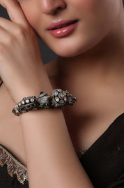 Noor Polki Pacheli Kada Bracelet