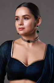 Emerald Clarry Hasli Victorian Choker Necklace