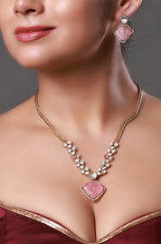 Polki & Doublet Stone Necklace