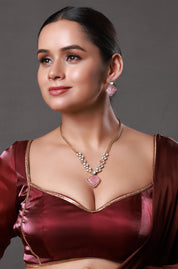 Polki & Doublet Stone Necklace