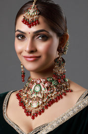 Classic Imperial Heavy Bridal Choker Necklace
