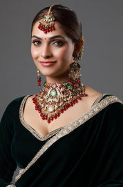 Classic Imperial Heavy Bridal Choker Necklace